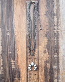 Dusty Squash Blossom Layer Necklace