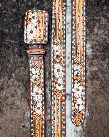 Bluff and Bloom Leather Belt