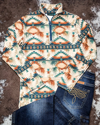 Desert Dusk Fitted Pullover by Sterling Kreek
