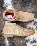 Saguara Twisted X Chukka Driving Moc - Bomber on cowhide.