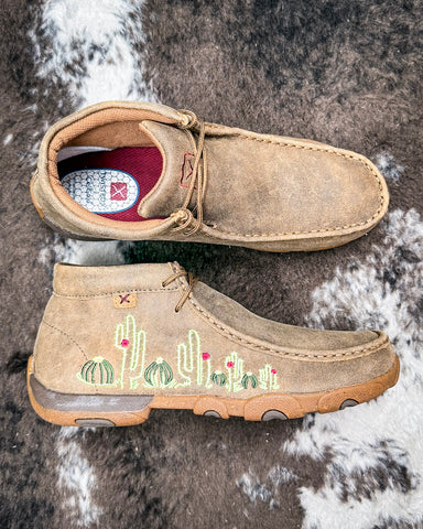 Saguara Twisted X Chukka Driving Moc - Bomber on cowhide.