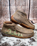 Saguara Twisted X Chukka Driving Moc - Bomber on cowhide.