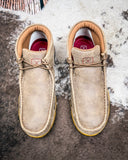 Elora Twisted X Chukka Driving Moc - Bomber on cowhide.