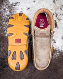 Elora Twisted X Chukka Driving Moc - Bomber on cowhide.