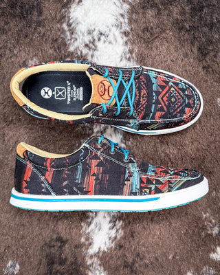Solace Twisted X Hooey Loper Sneaker - Midnight Aztec – Women's Shoes from Bronco Western Supply Co.