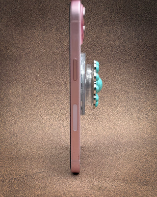 Turquoise Daisy Concho Magnetic Phone Grip & Stand