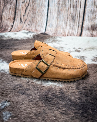 Bella Buckle Clog in Tan by Very G