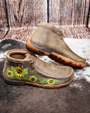 Bramble Twisted X Chukka Driving Moc - Bomber and Sunflower on cowhide.