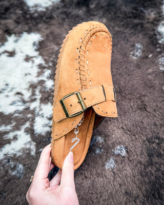 Bella Buckle Clog in Tan by Very G