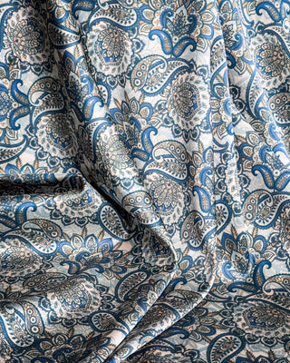 Dusty Denim Paisley Wild Rag