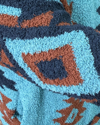 Trading Post Cloud Cardigan in Blue