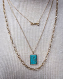 Arrow Rock Trail Fashion Necklace shown on a mannequin.