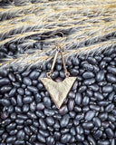Mesa Sunrise Fashion Dangle Earrings displayed on beans and wheat.