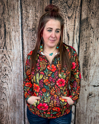 Rodeo Garden Fitted Pullover by Sterling Kreek