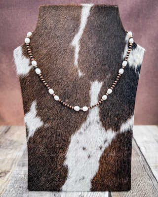 Pearl Creek Copper & Freshwater Pearl Necklace