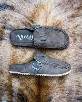 Bella Buckle Clog in Chocolate by Very G