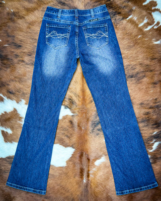 Freedom 2 Bootcut Jeans in Dark Indigo by Cowgirl Tuff