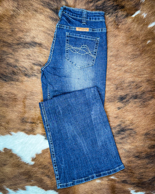 Premium II Bootcut Jeans in Medium Wash by Cowgirl Tuff