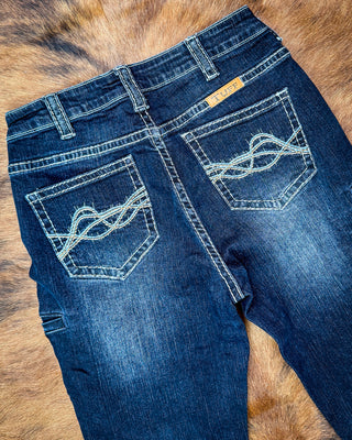 DFMI Sport II Bootcut Jeans in Dark Wash by Cowgirl Tuff