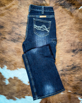 DFMI Sport II Bootcut Jeans in Dark Wash by Cowgirl Tuff