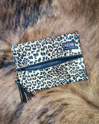 Lady Leopard Makeup Bag by Makeup Junkie Bags