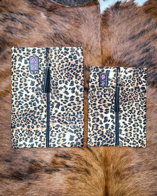 Lady Leopard Makeup Bag by Makeup Junkie Bags