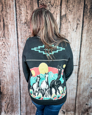 Vintage Stay Wild Sweater by Sterling Kreek