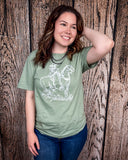 Legacy Rider Graphic Tee - Sage