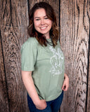 Legacy Rider Graphic Tee - Sage