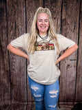 The Laredo Longhorn Graphic Tee - Cream