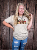 The Laredo Longhorn Graphic Tee - Cream