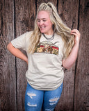 The Laredo Longhorn Graphic Tee - Cream