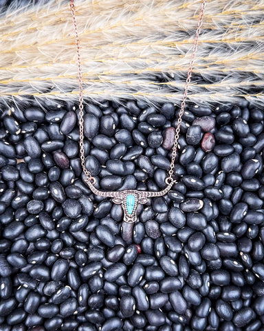 The Gilded Longhorn Fashion Necklace