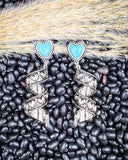 The Desert Heart Spiral Fashion Earrings