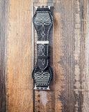 Apple Watch Band - Heritage Stitch in Black
