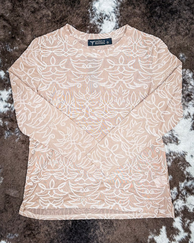 Bootstitch Burnout Mesh Top - Camel