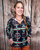 Cabin Fever Fitted Quarter Zip Pullover