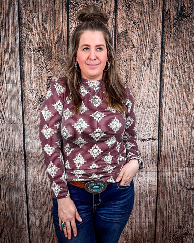 High Plains Aztec Top