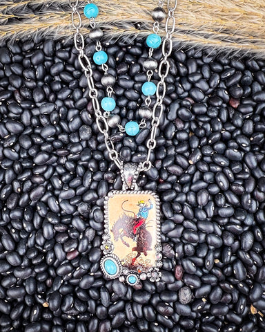 Wild West Layered Fashion Necklace