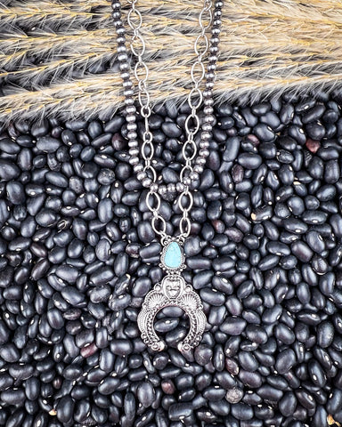Jericho Layered Squash Blossom Fashion Necklace