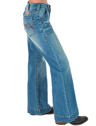 Rustee DFMI Wide Leg Trouser Jeans By Cowgirl Tuff
 by Cowgirl Tuff