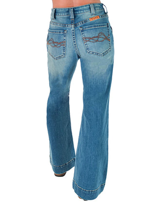Rustee DFMI Wide Leg Trouser Jeans By Cowgirl Tuff
 by Cowgirl Tuff