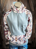 Summit Hooey Ladies Hoodie - Blue/Burgundy