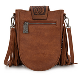 Oakley Fringe Crossbody Bag - Brown - Purse - Montana West - Bronco Western Supply Co.