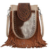 Oakley Fringe Crossbody Bag - Tan - Purse - Montana West - Bronco Western Supply Co.