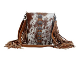 Myra Bag - Flouncy Leather & Hide Crossbody Bag - Bronco Western Supply Co. 