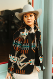 Mesa Mirage Southwestern Print Blazer - Lucky & Blessed - Bronco Western Supply Co.