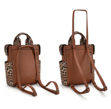 Wrangler - Leopard Print - Tote/Shoulder Bag - Convertible Backpack - Bronco Western Supply Co.