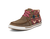 Julie - Twisted X - Hooey - Loper High Top Shoe - Bomber & Mauve Multi - Bronco Western Supply Co.