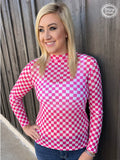 Refuse to Lose Mesh Top - Checkered - Western Fashion - Sterling Kreek - Bronco Western Supply Co.